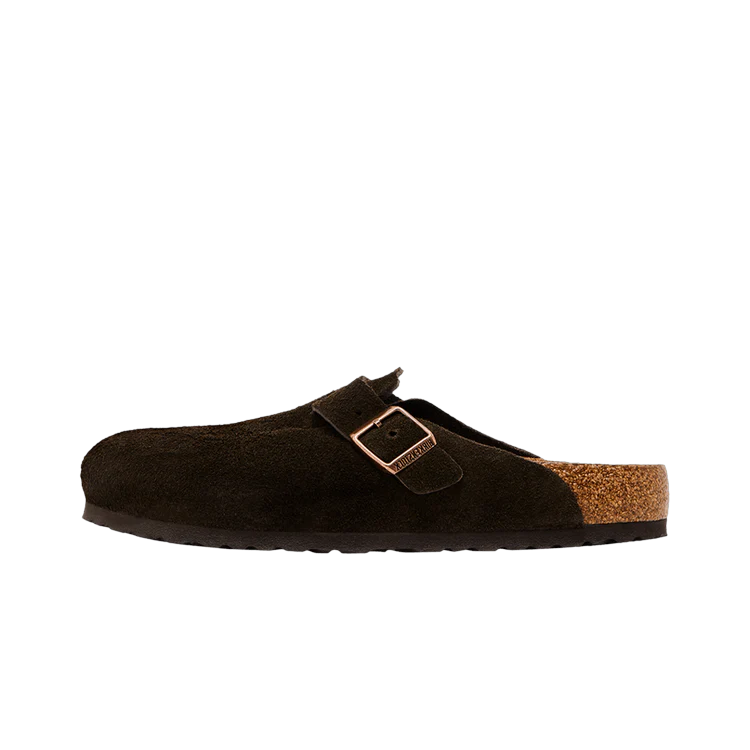 Birkenstock Boston Soft Footbed Suede Mocha, Mocha Brown (0660461)