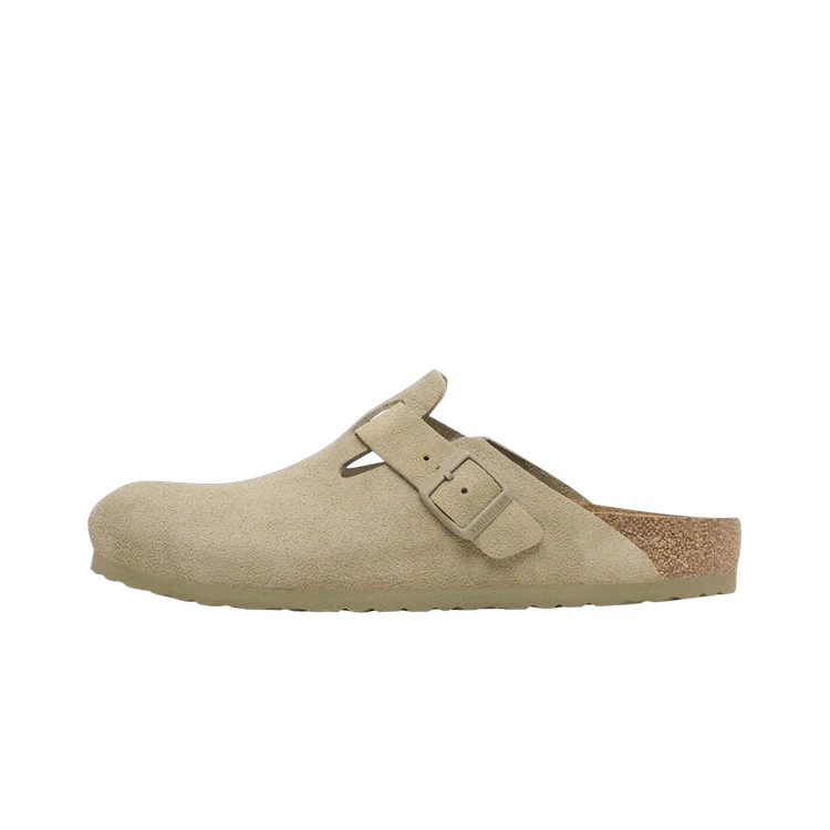 Birkenstock Boston Suede Faded Khaki, Faded Khaki (1025788)