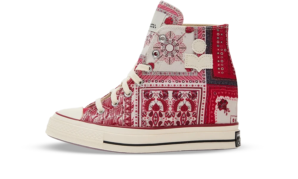 Converse Chuck 70 Internal Wedge Hi Isabel Marant Vanilla Ice Red