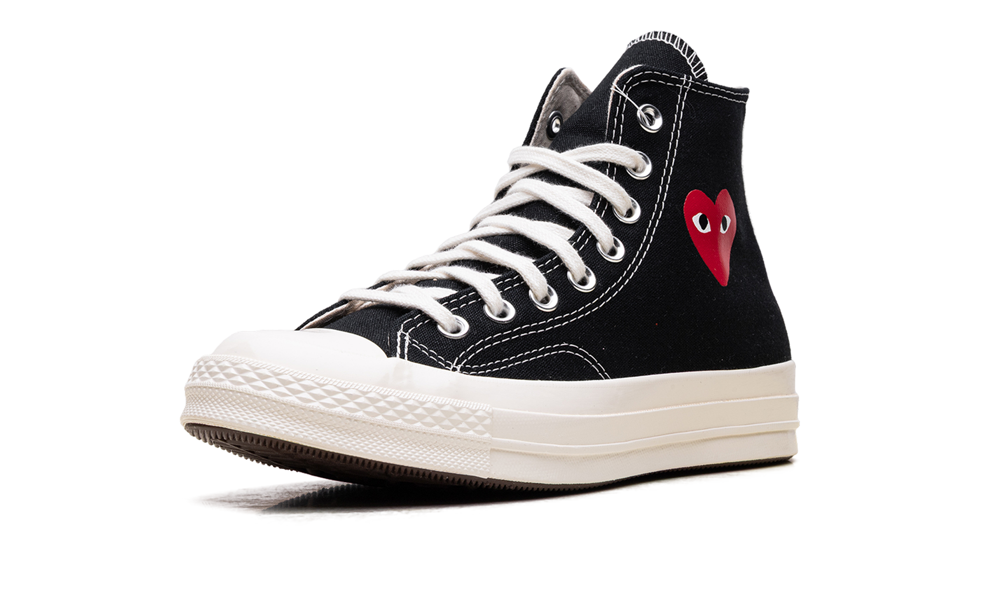 Converse Chuck Taylor All Star 70 Hi Comme des Garcons PLAY Single Heart Black