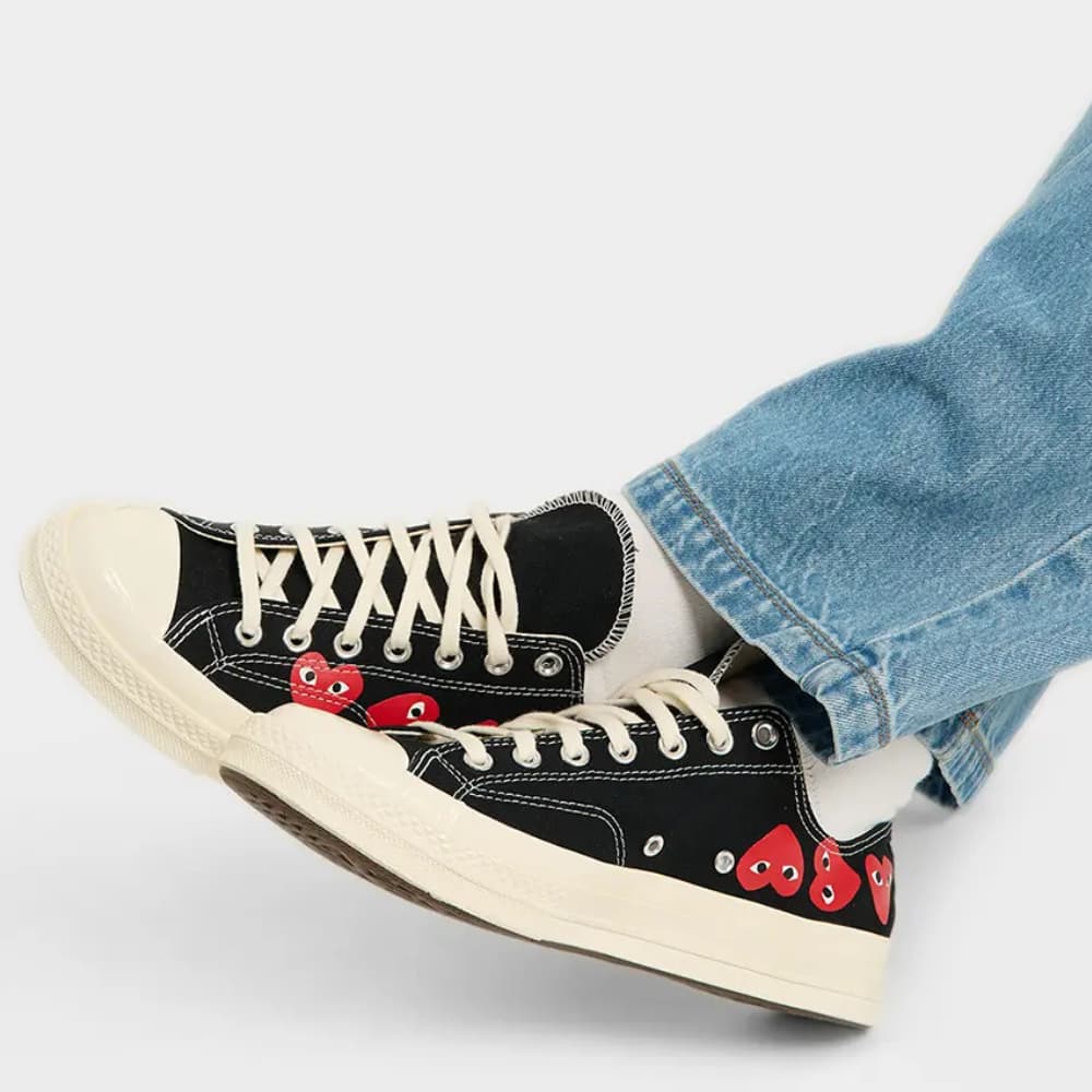 Converse Chuck Taylor All Star 70 Ox Comme des Garcons PLAY Multi-Heart Black