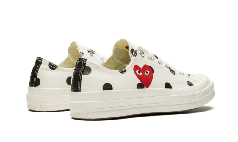 Converse Chuck Taylor All Star 70 Ox Comme des Garcons PLAY Polka Dot White