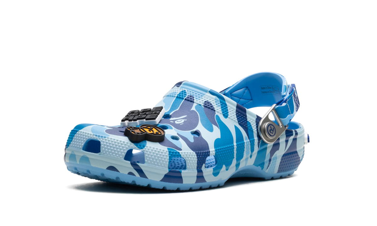 Crocs Classic Clog A Bathing Ape ABC Camo Blue