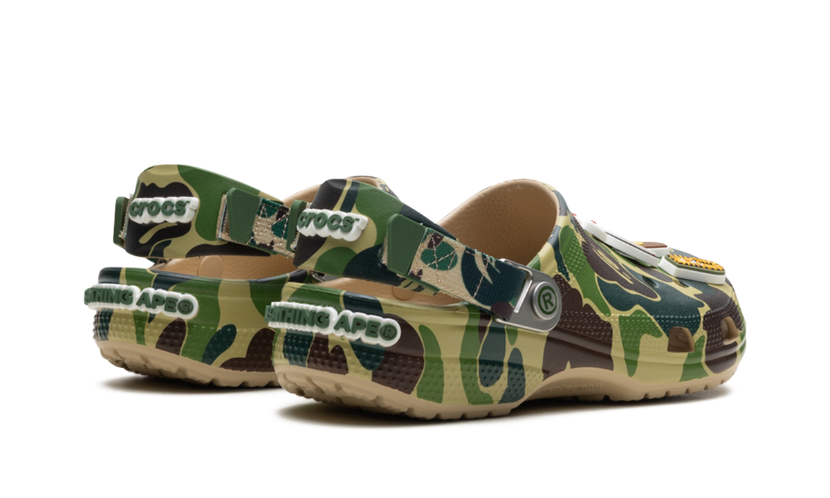 Crocs Classic Clog A Bathing Ape ABC Camo Green