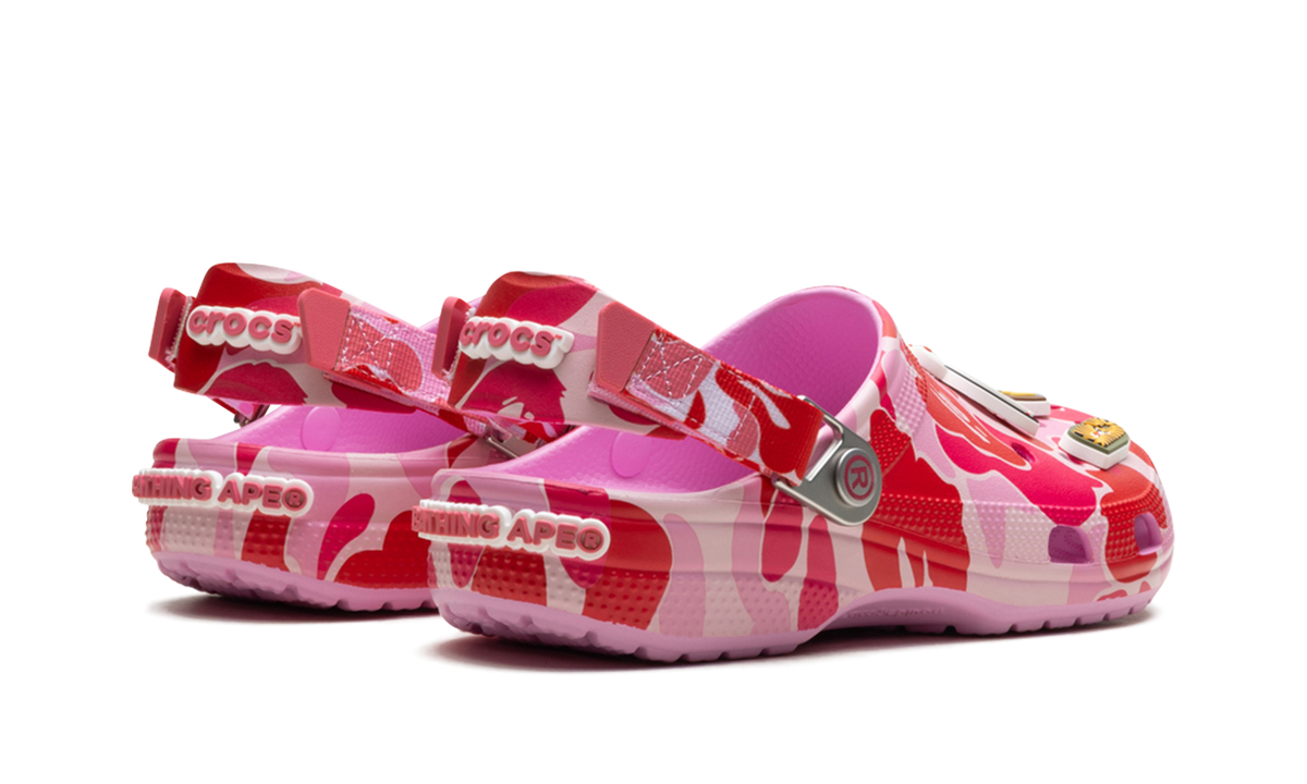 Crocs Classic Clog A Bathing Ape ABC Camo Pink