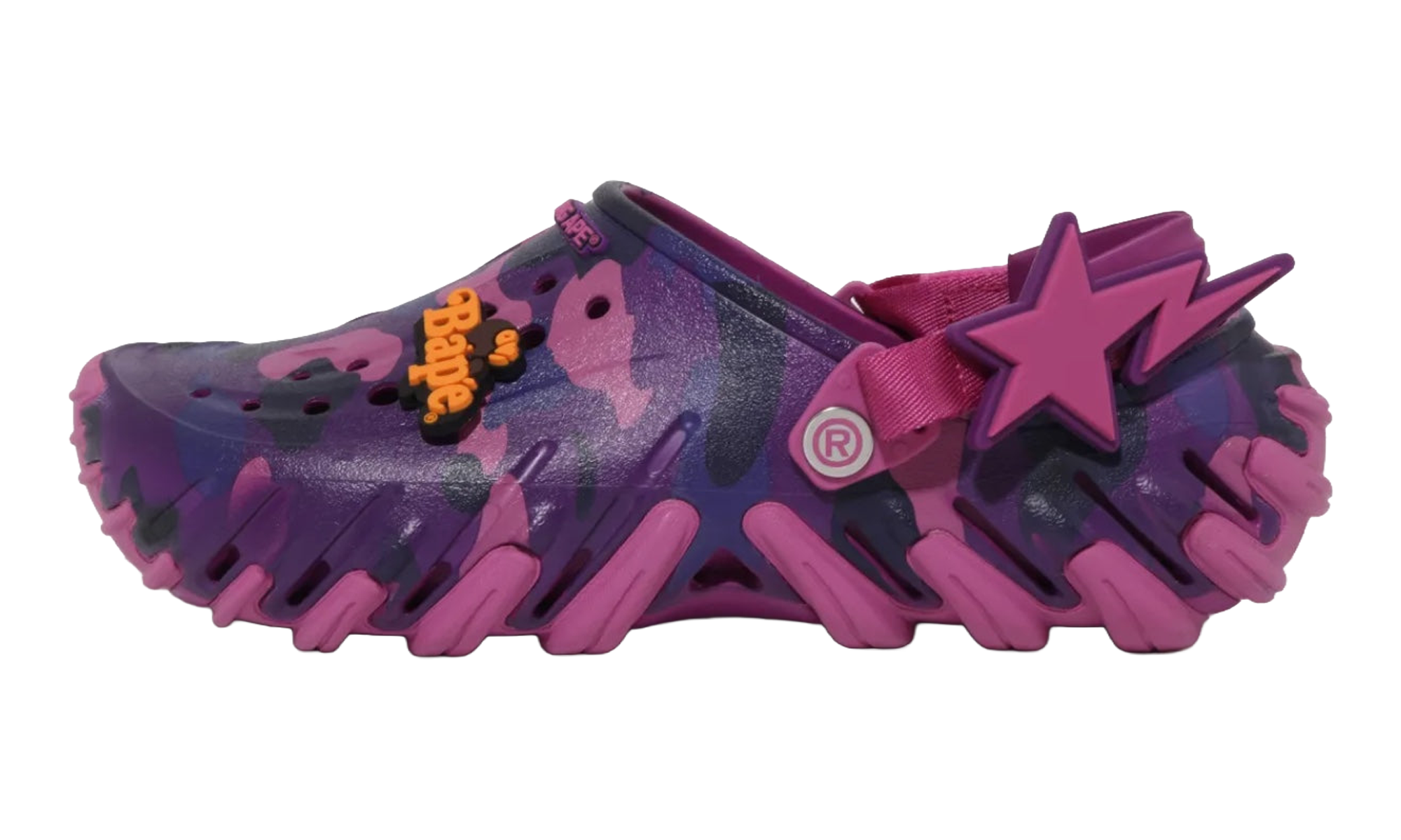 Crocs Echo RO Clog Bape Grapeberry Camo
