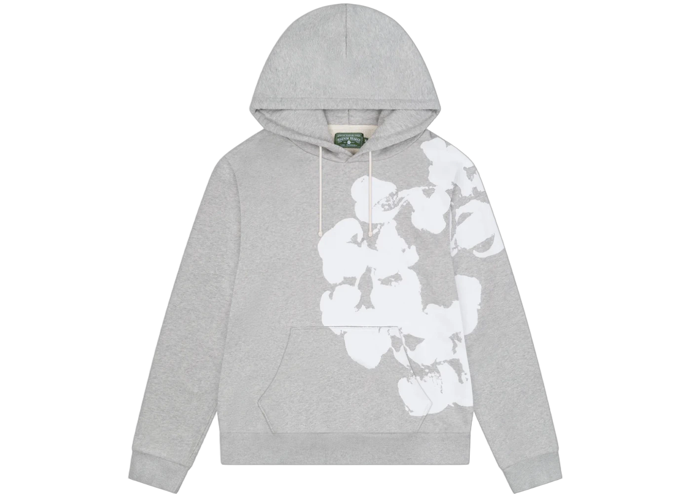 Denim Tears Big Cotton Wreath Hoodie Grey