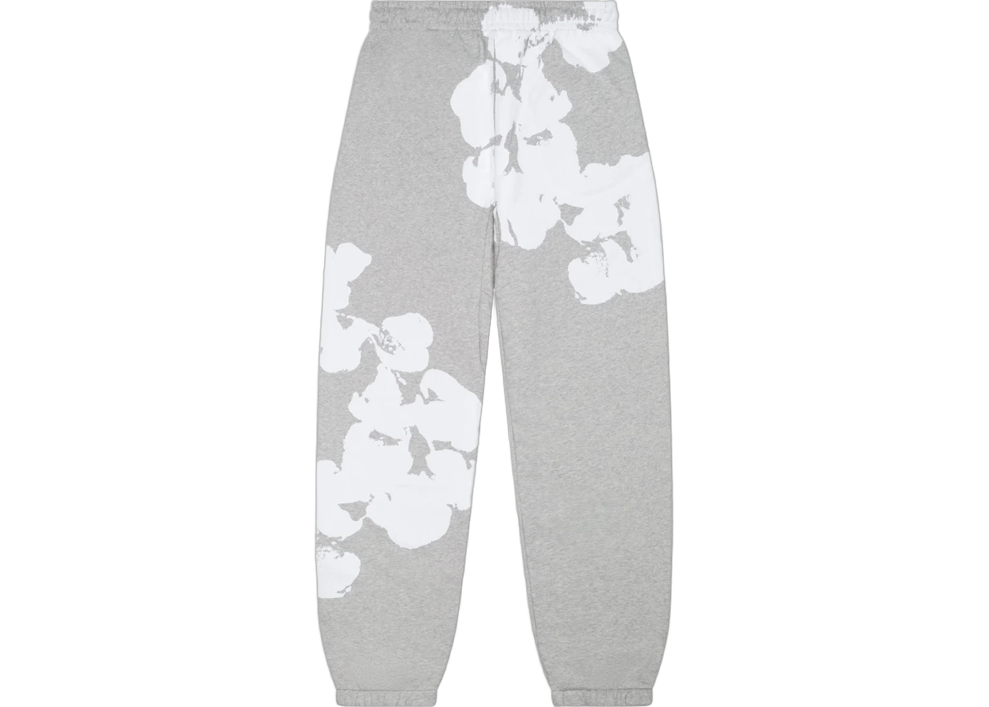 Denim Tears Big Cotton Wreath Sweatpants Grey