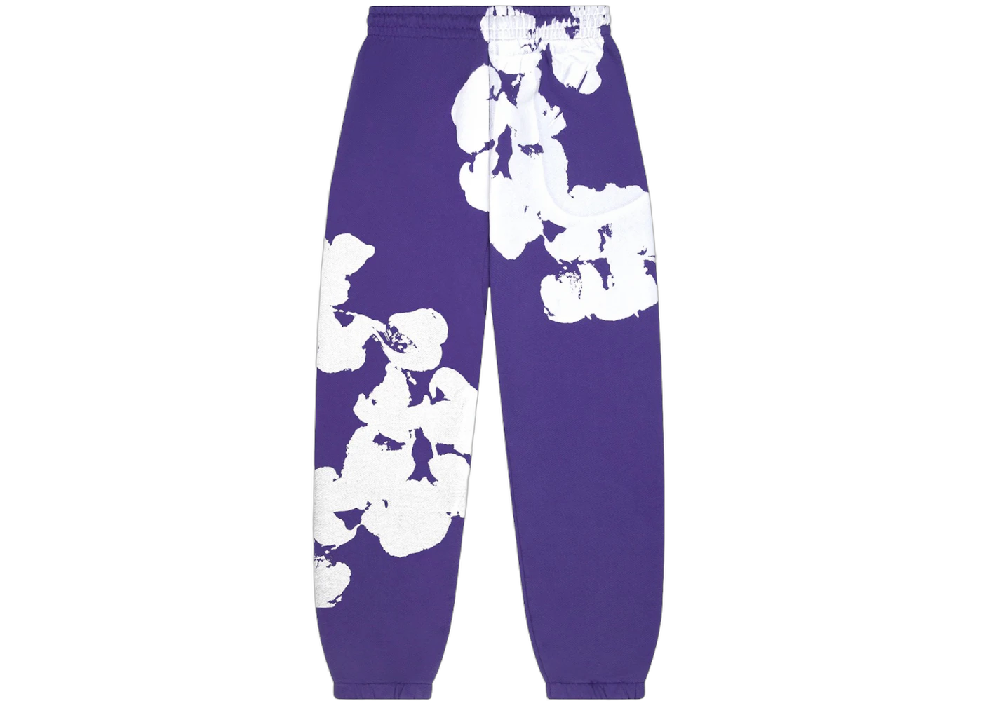 Denim Tears Big Cotton Wreath Sweatpants Purple