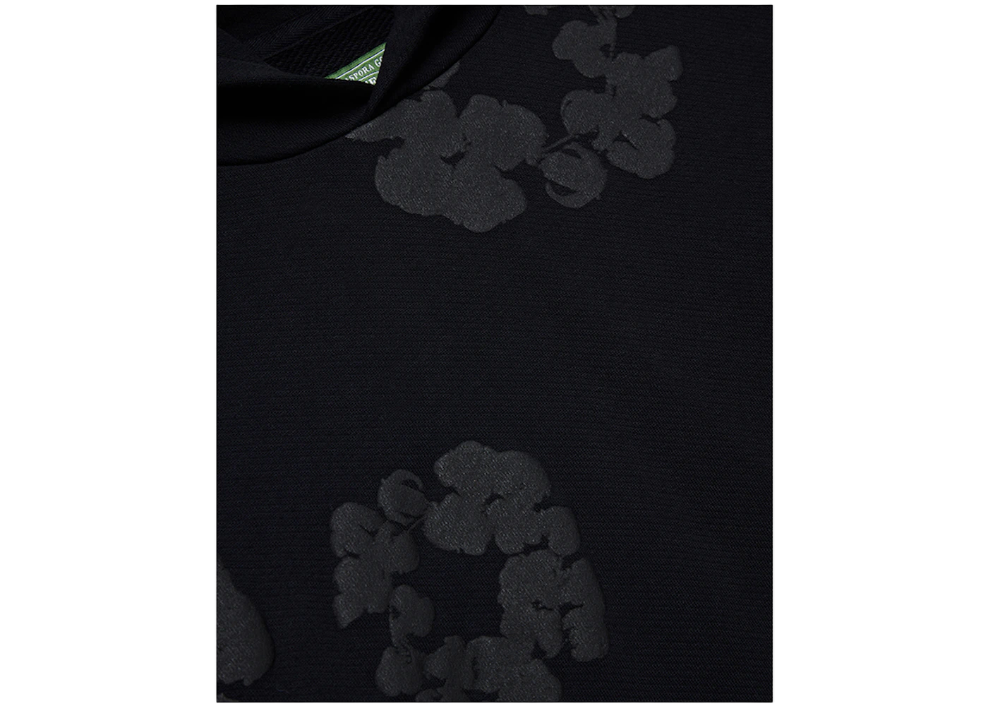 Denim Tears Cotton Wreath Hoodie Black Monochrome, Black Monochrome (denim-tears-cotton-wreath-hoodie-black-monochrome)
