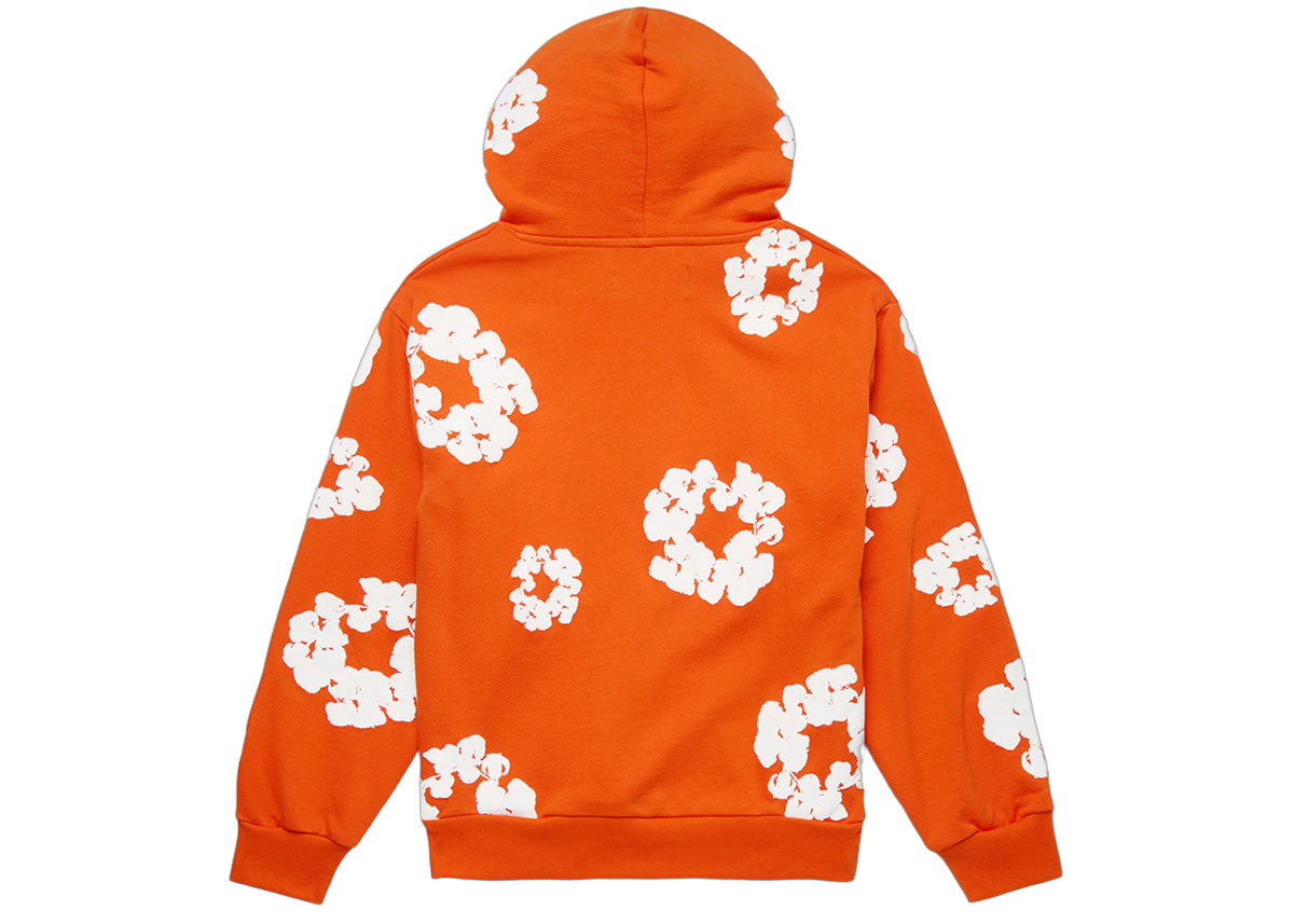 Denim Tears The Cotton Wreath Hoodie Orange, Orange (denim-tears-the-cotton-wreath-sweatshirt-orange)