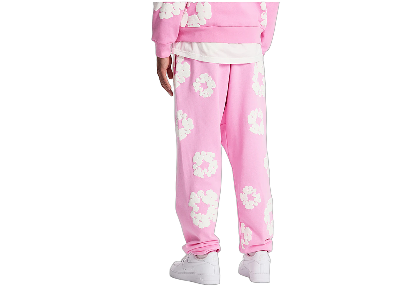 Denim Tears The Cotton Wreath Sweatpants Pink, Pink (denim-tears-the-cotton-wreath-sweatpants-pink)
