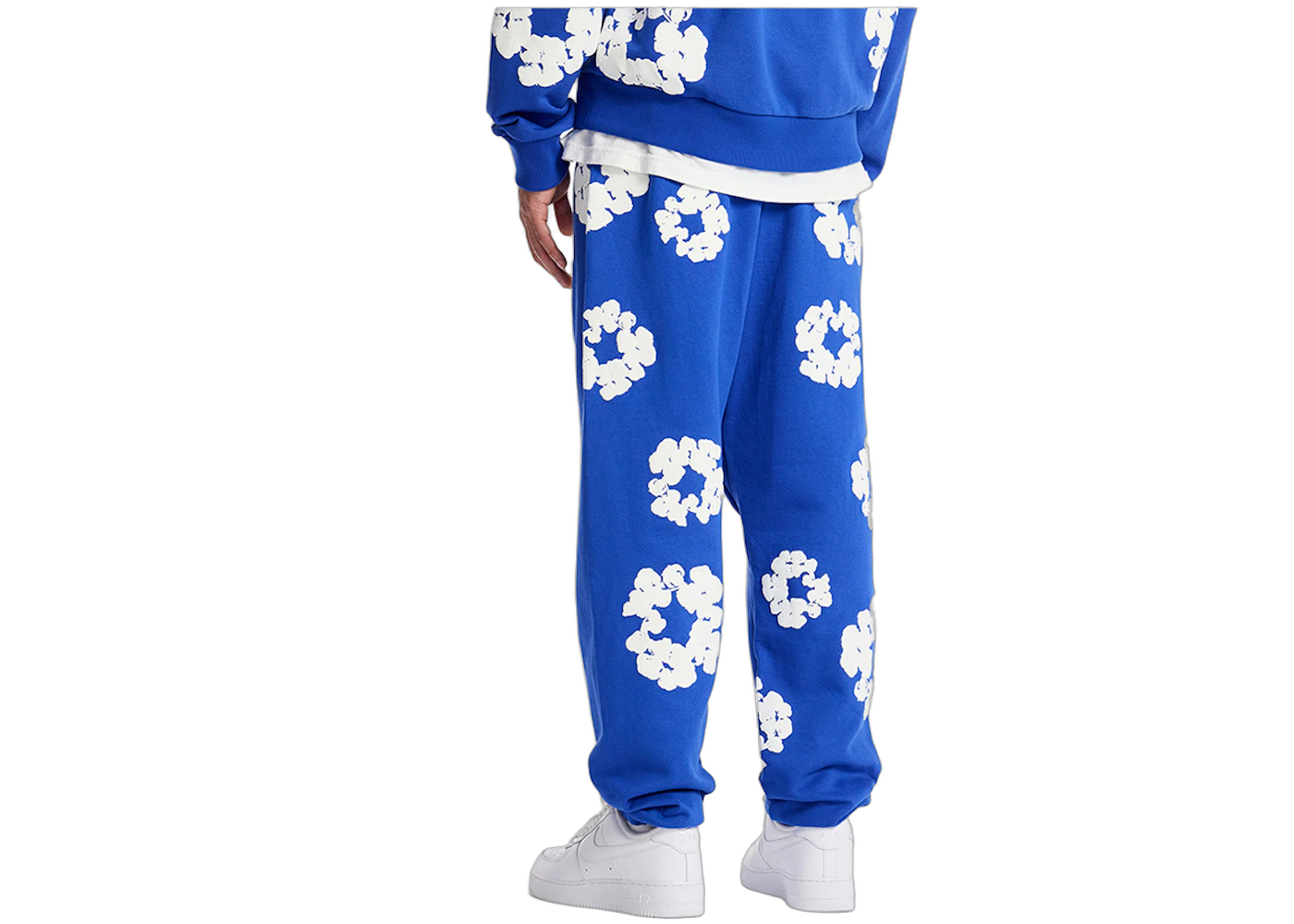 Denim Tears The Cotton Wreath Sweatpants Royal Blue, Royal Blue (denim-tears-the-cotton-wreath-sweatpants-royal-blue)