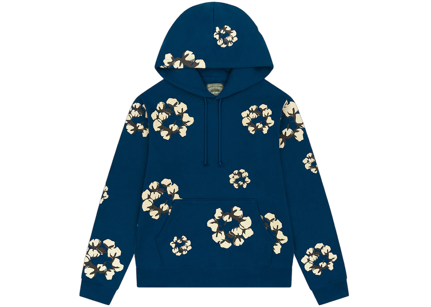Denim Tears x Cactus Plant Flea Market Cactus Tears Wreath Hoodie Navy, Navy (FW24THD026)