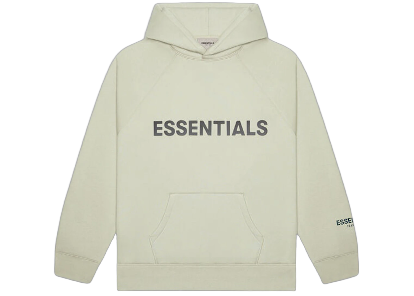 Fear of God Essentials 3D Silicon Applique Pullover Hoodie Alfalfa Sage, Alfalfa Sage (fear-of-god-essentials-3d-silicon-applique-pullover-hoodie-alfalfa-sage)
