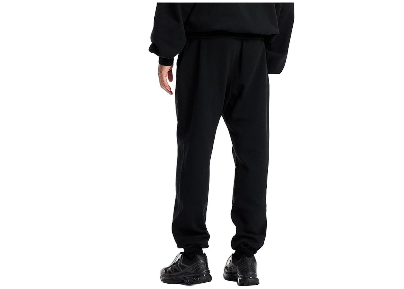 Fear of God Essentials Cream Drawstring Sweatpant Jet Black, Jet Black (130SP232020F)