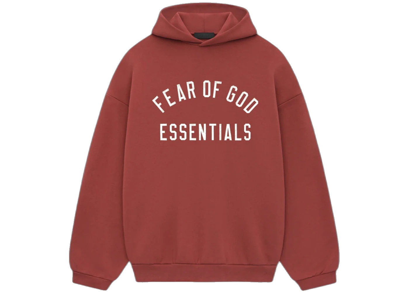 Fear of God Essentials Fleece Hoodie Crimson, Crimson (192HO246256F)