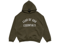 Fear of God Essentials Fleece Hoodie Military