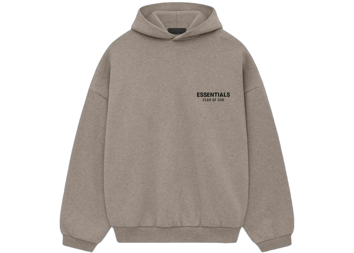 Fear of God Essentials Fleece Hoodie (FW24) Heather Gray, Heather Gray (192HO246259F)