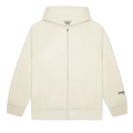 Fear of God Essentials Full Zip Hoodie Cream