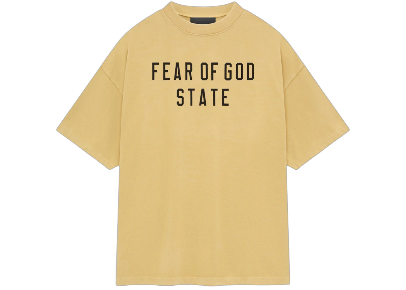 Fear of God Essentials Heavy Crewneck T-Shirt Amber