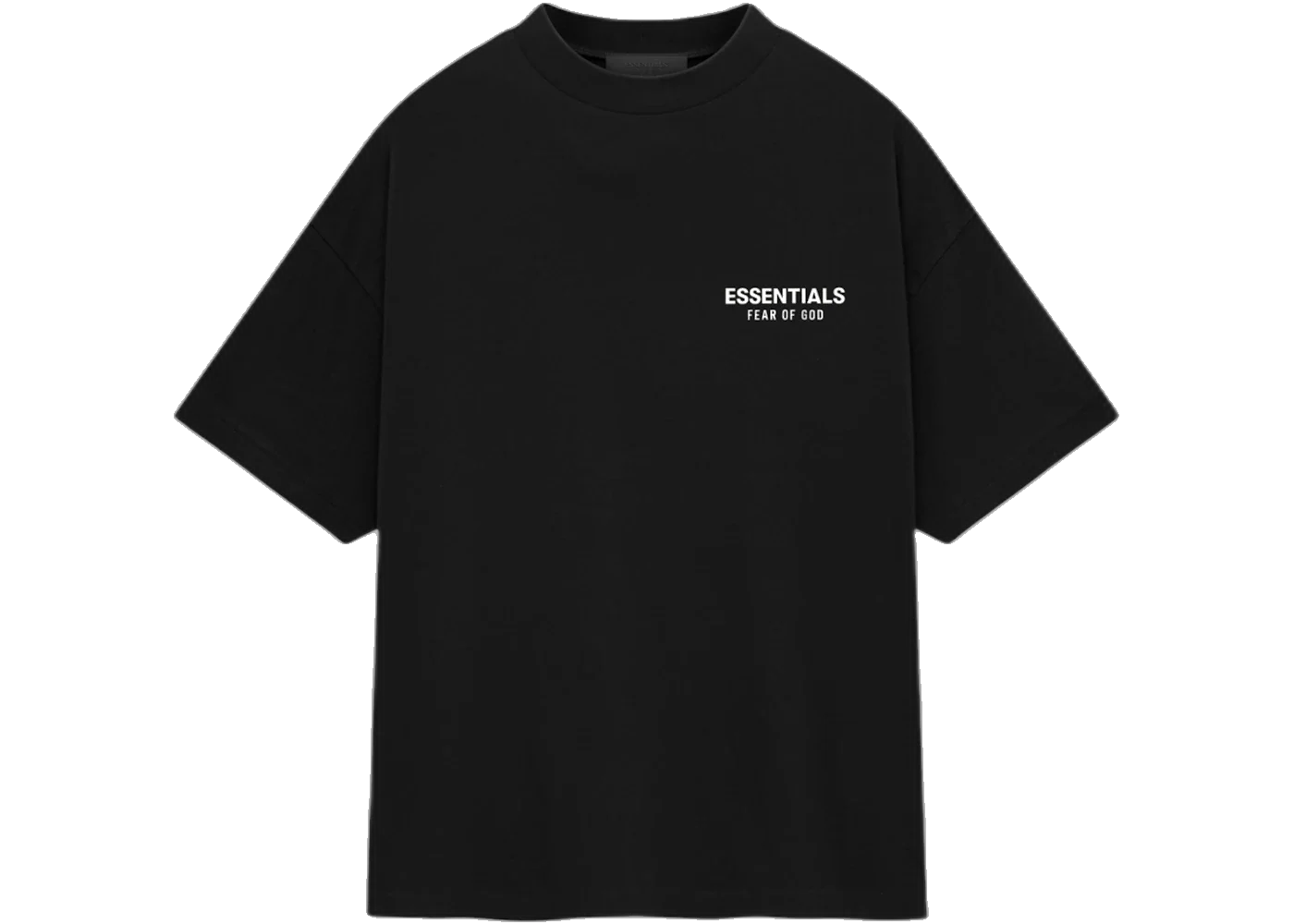 Fear of God Essentials Jersey Crewneck T-Shirt Black, Black (125HO244360F)