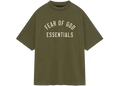 Fear of God Essentials Jersey Crewneck T-Shirt Military