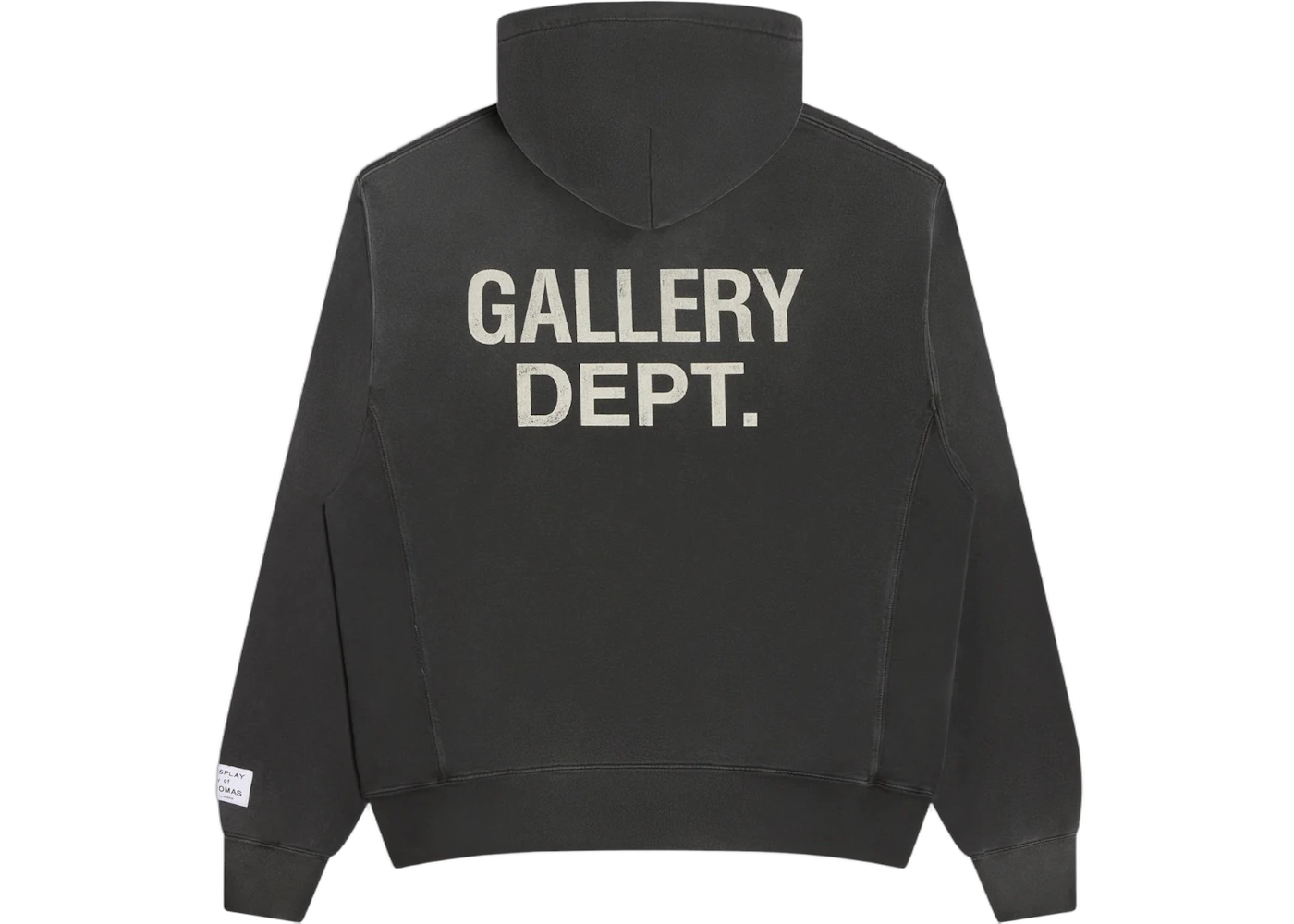 Gallery Dept. Paint Logo Hoodie Vintage Black