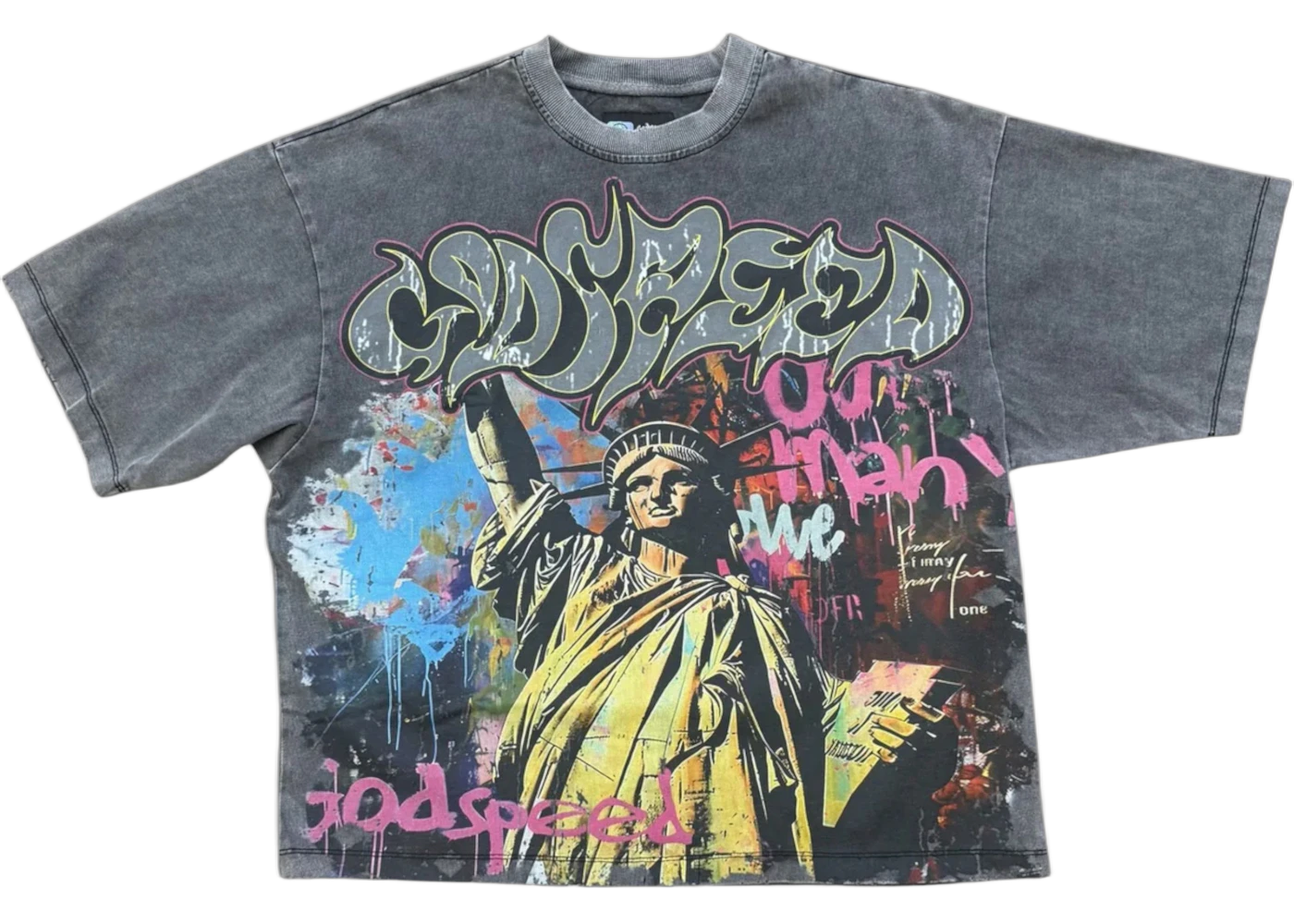 Godspeed Vandal T-shirt Grey Wash