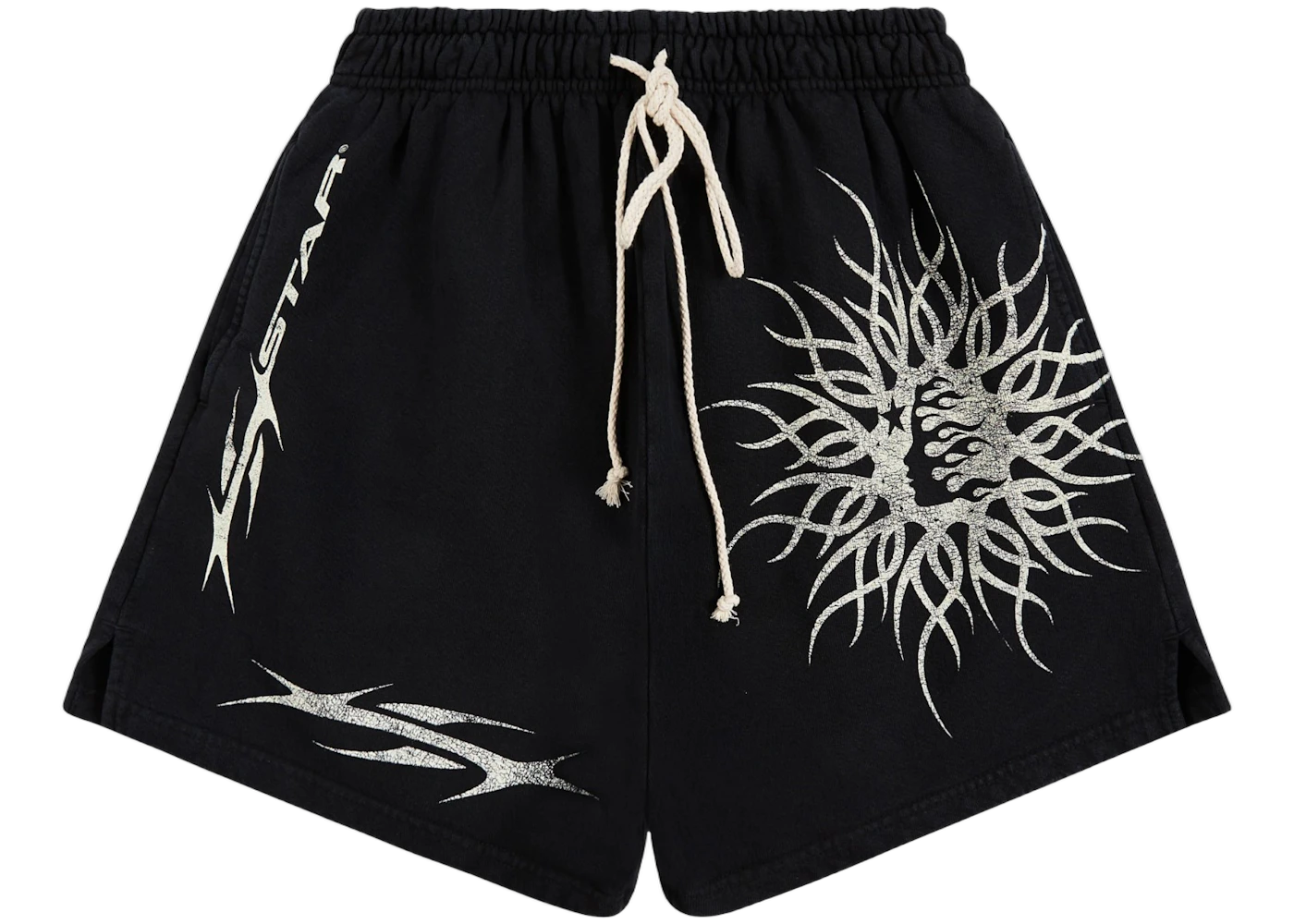 Hellstar Flame Yang Short Black