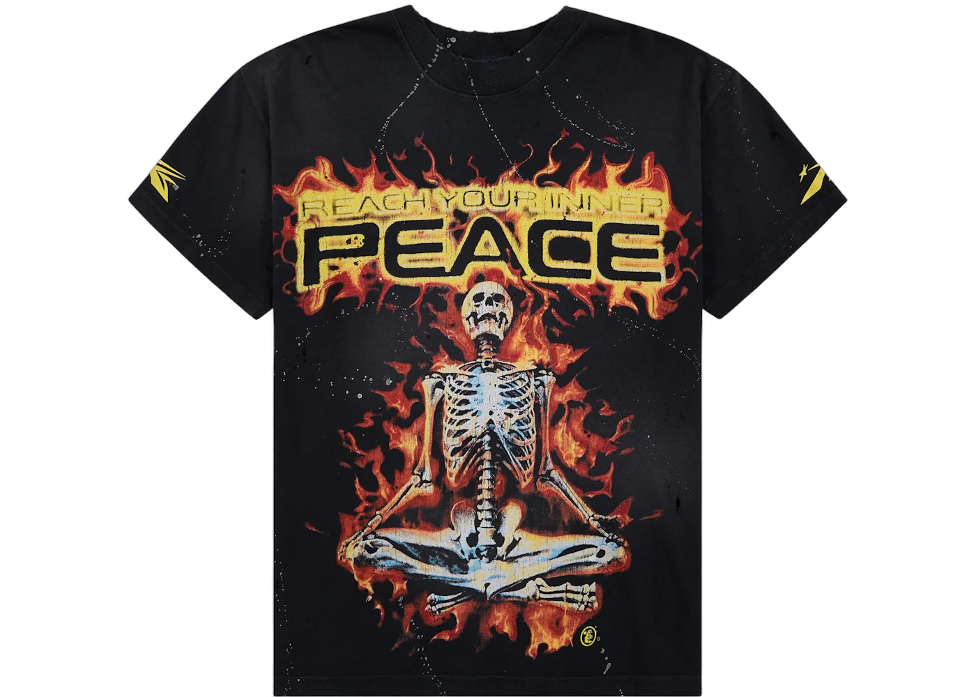 Hellstar Inner Peace Skeleton Tee Black
