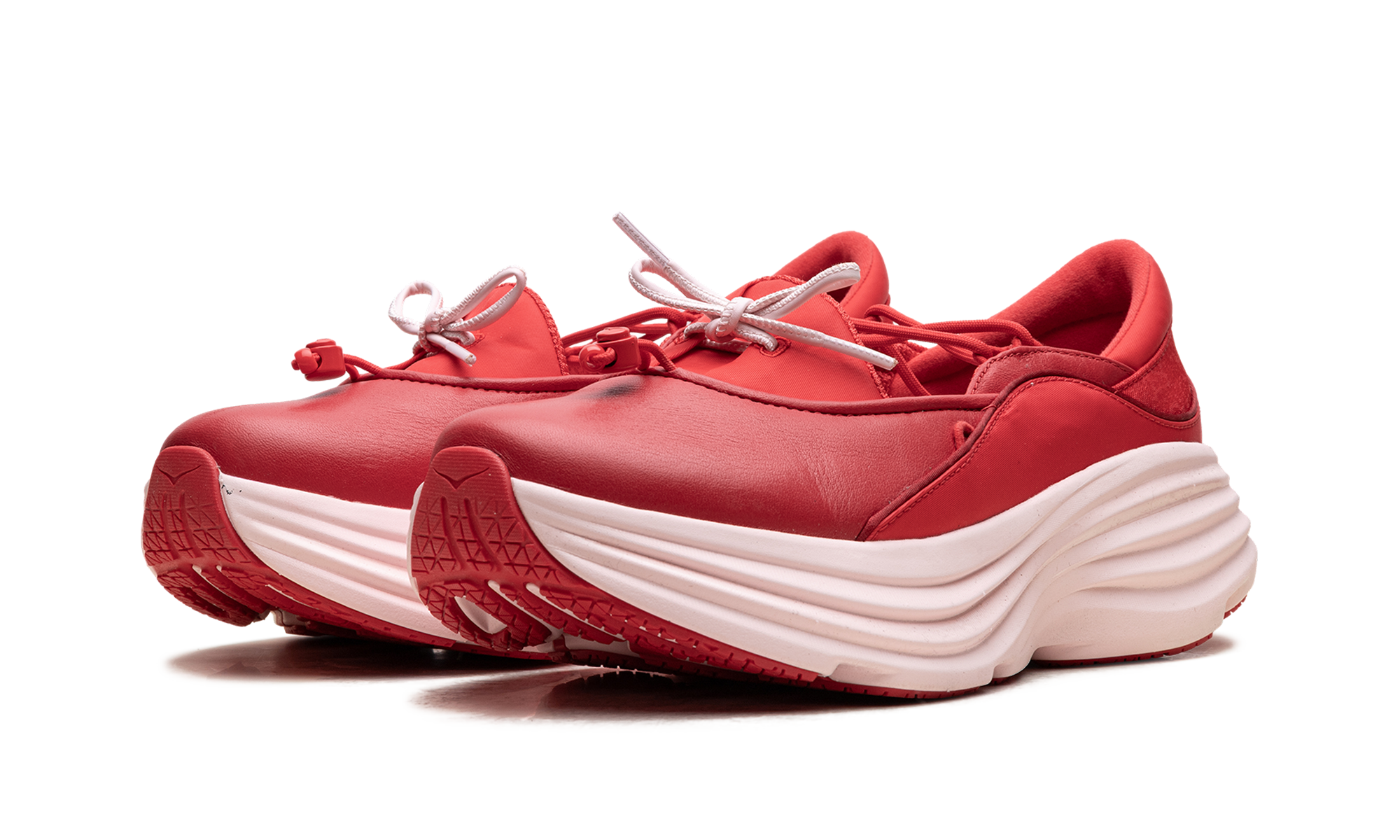 Hoka One One Bondi Mary Jane Cerise Rose Tea
