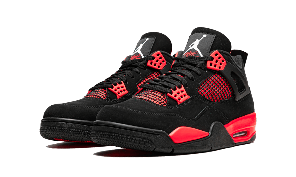 Air Jordan 4 Retro Red Thunder, Black/Multi-Color-Multi-Color-Crimson (CT8527-016 / 408452-016)