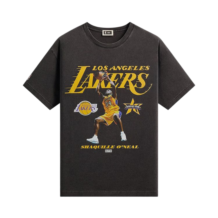 Kith For NBA All-Star Los Angeles Lakers Shaquille OnEal Vintage Tee Black