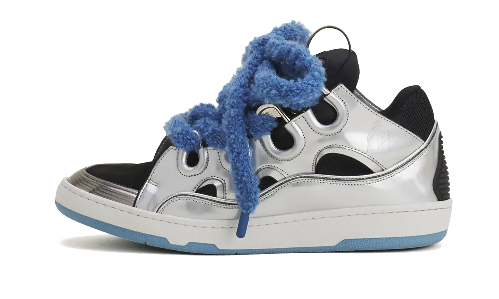 Lanvin Leather Curb Silver