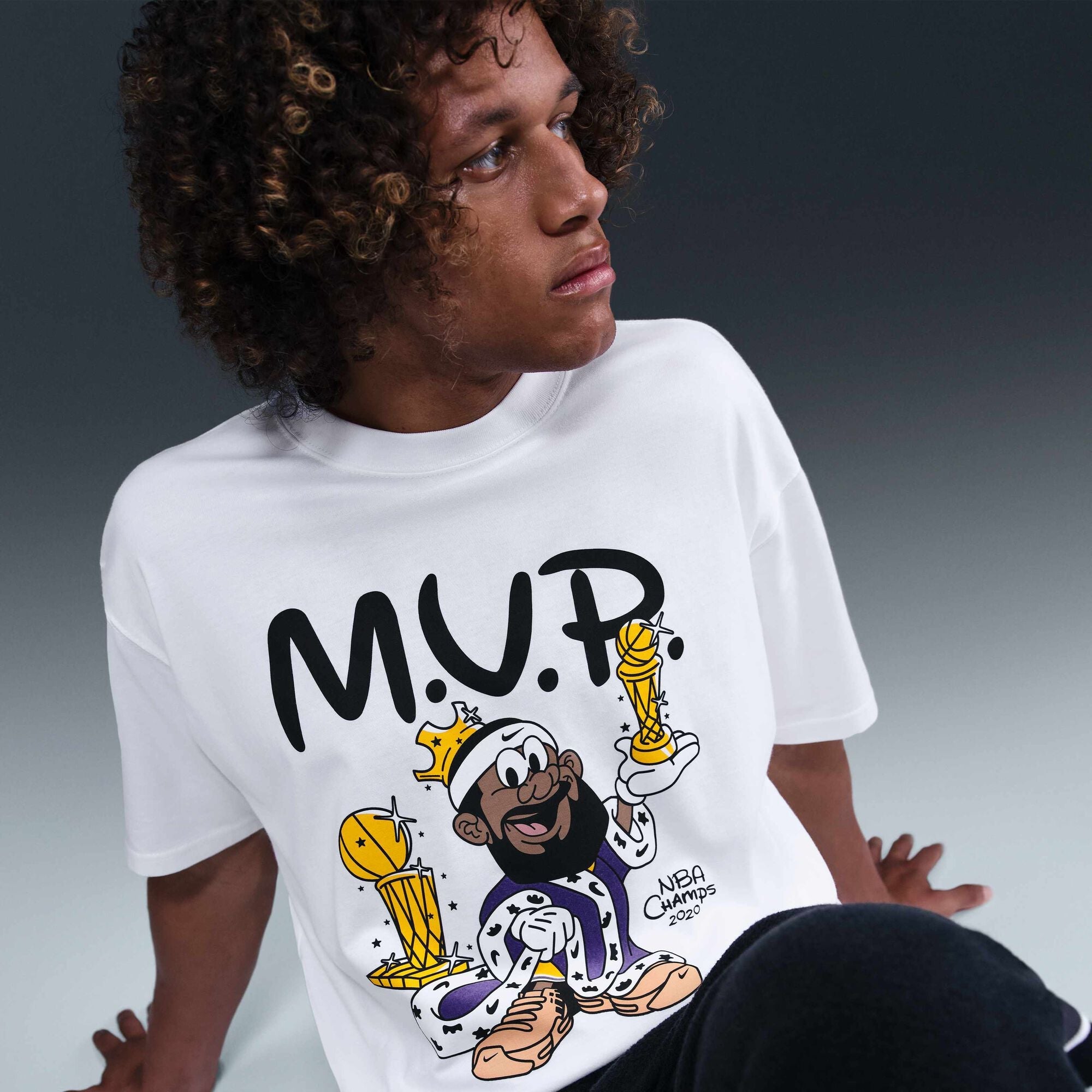 LeBron 'Bubble Boy' Basketball T-shirt White
