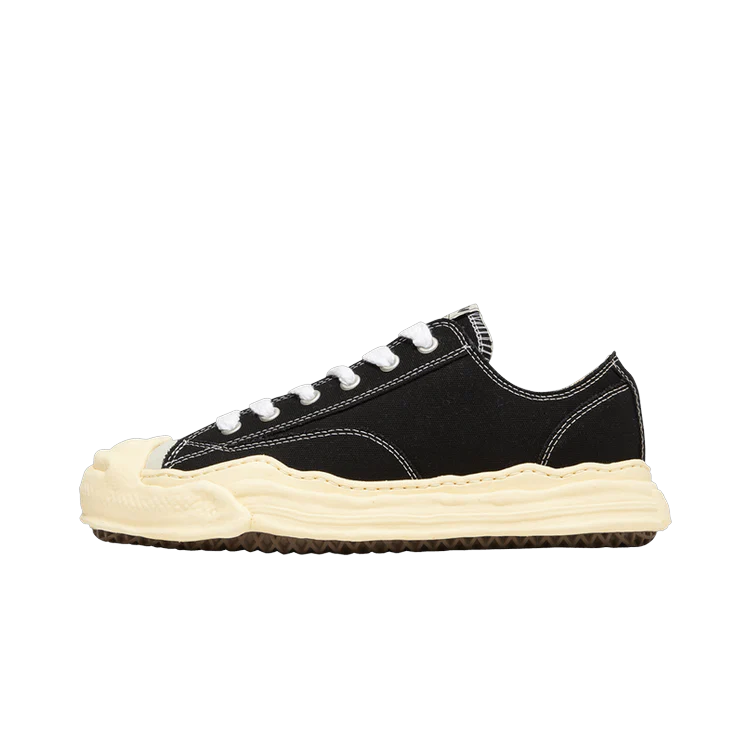 Maison Mihara Yasuhiro Hank Vintage Sole Canvas Low Black, Black (A09FW734-BLK)