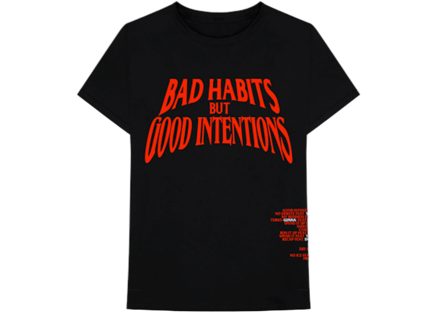 Nav x Vlone Bad Habits Tee Black