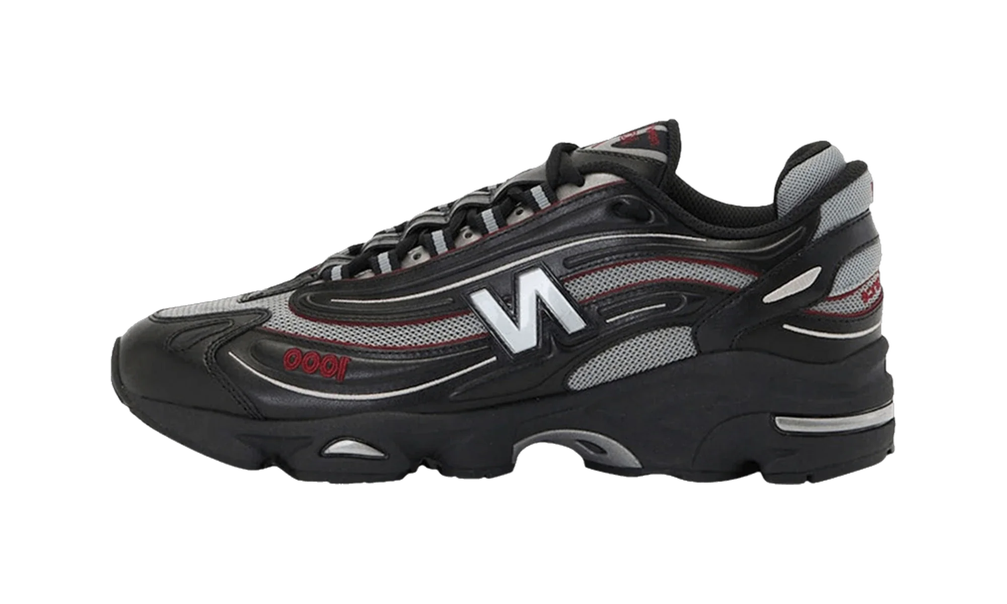 New Balance 1000 Black Grey Red