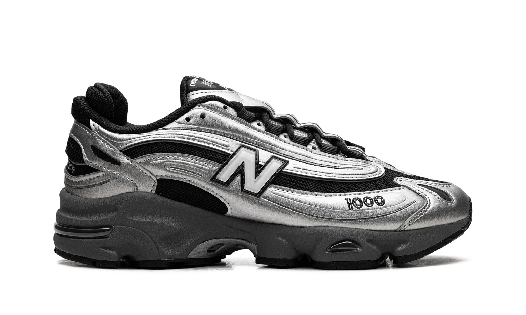 New Balance 1000 Black Silver Metallic