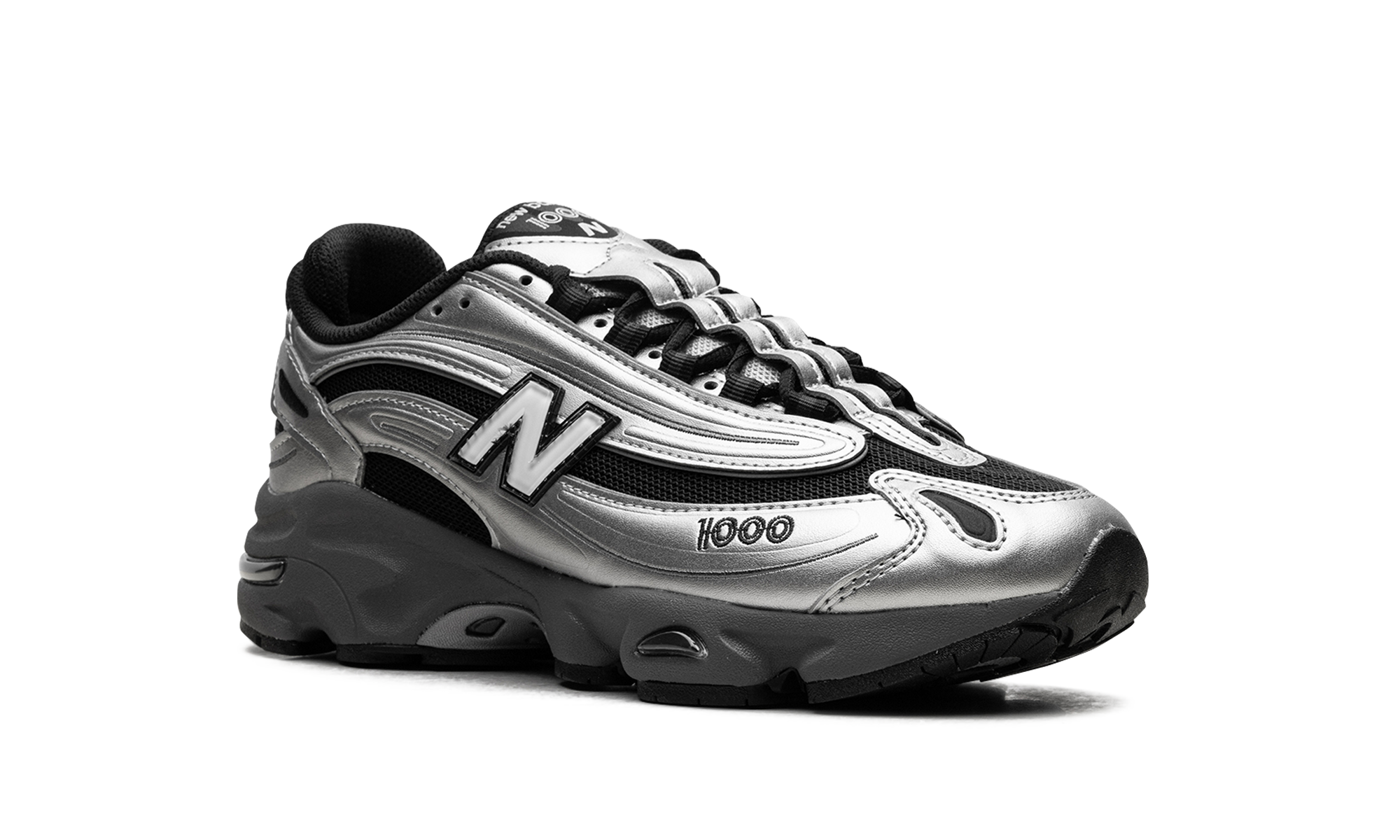 New Balance 1000 Black Silver Metallic