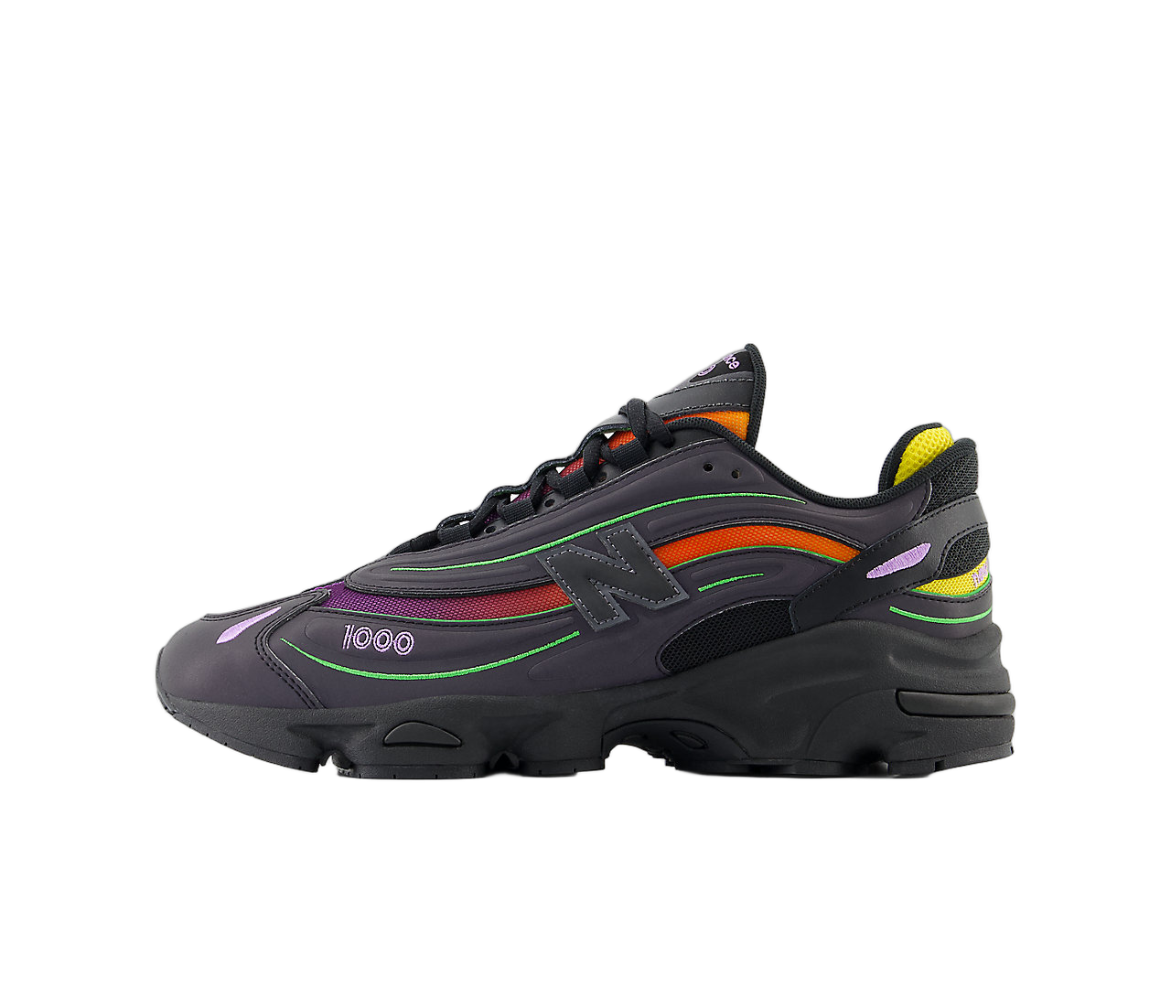 New Balance 1000 Reflective Black Multi-Color - Sneak