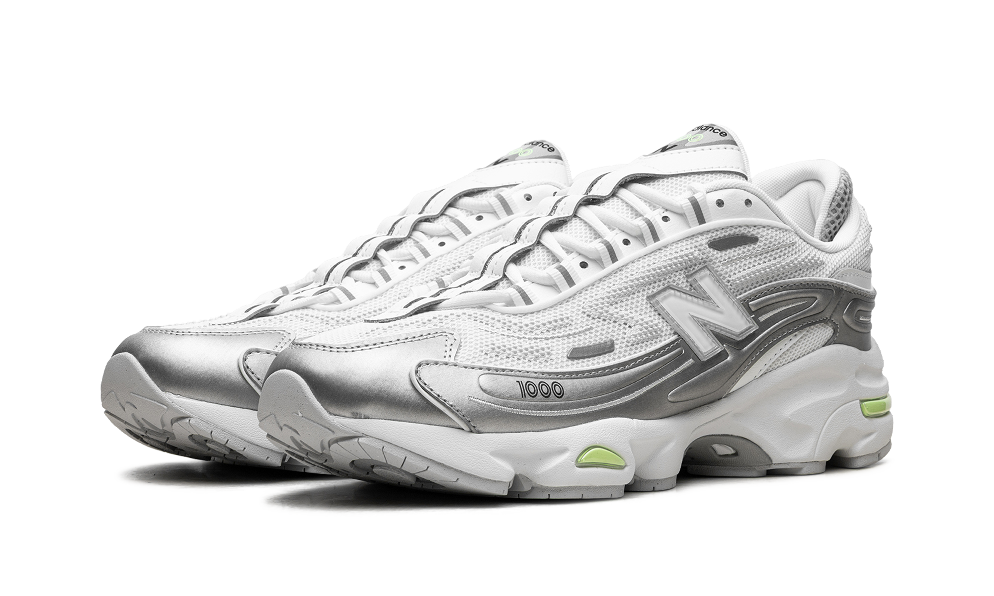 New Balance 1000 White Silver Mint Flash