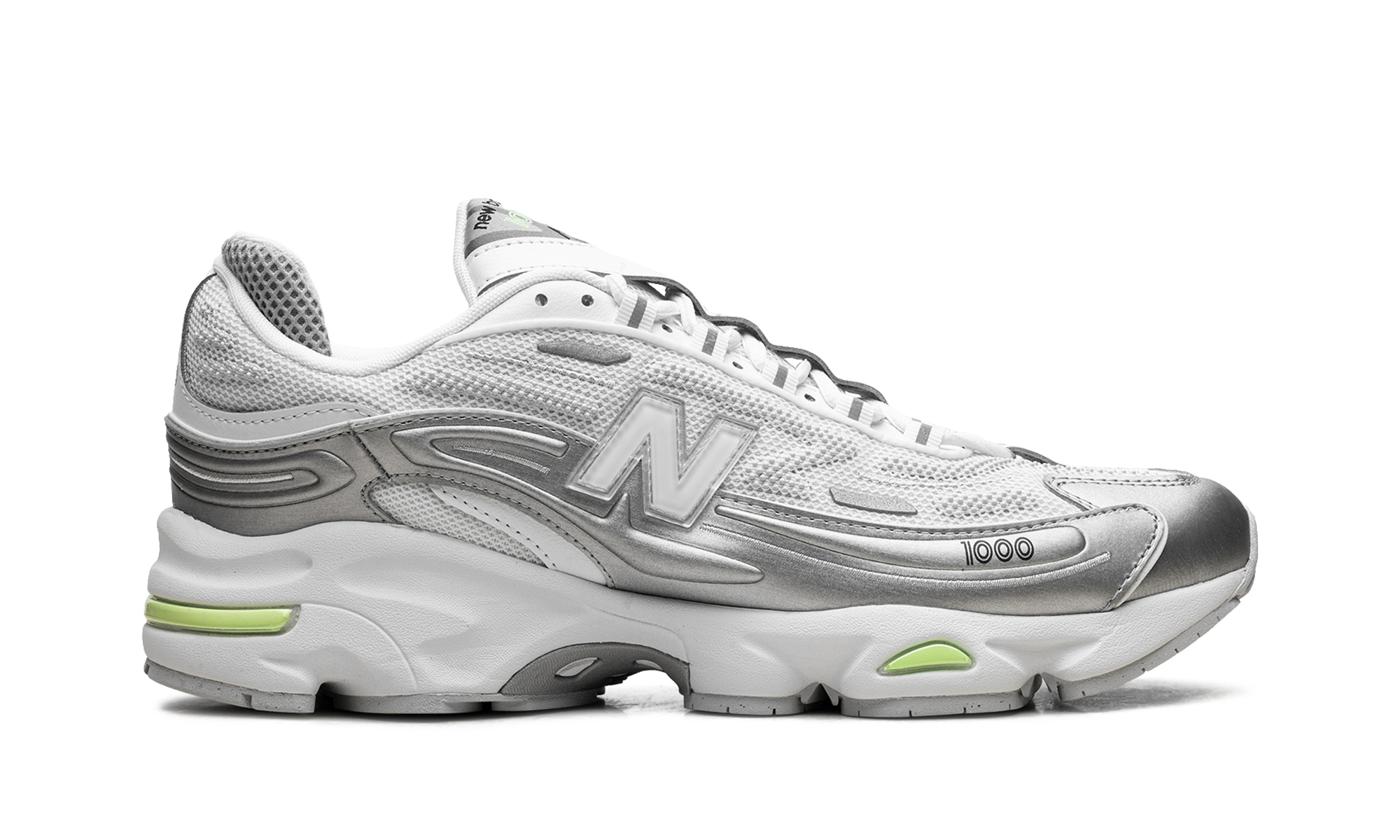 New Balance 1000 White Silver Mint Flash