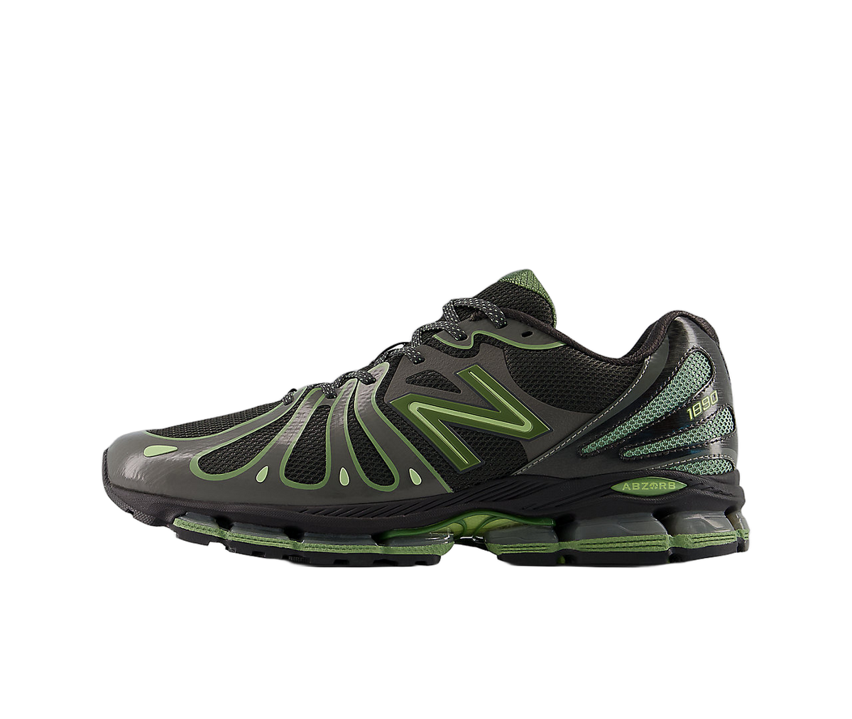 New Balance 1890 Faded Black Utility Green