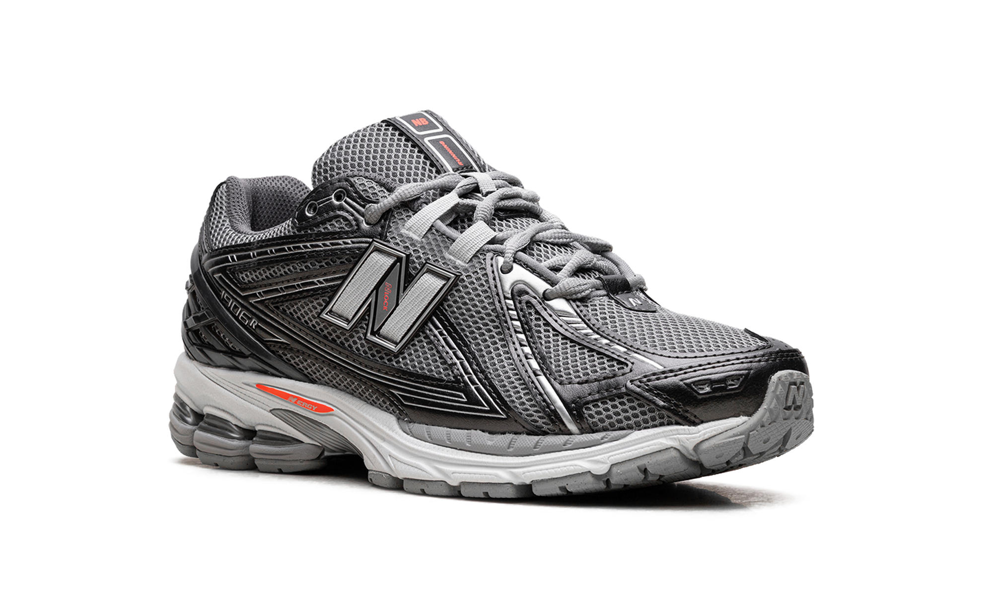New Balance 1906R Black Metallic Urgent Red Slate