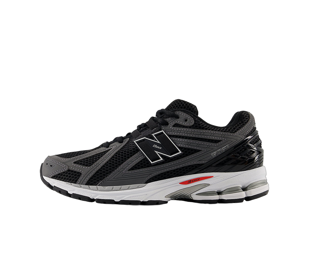 New Balance 1906R Black Team Red Castlerock - Sneak