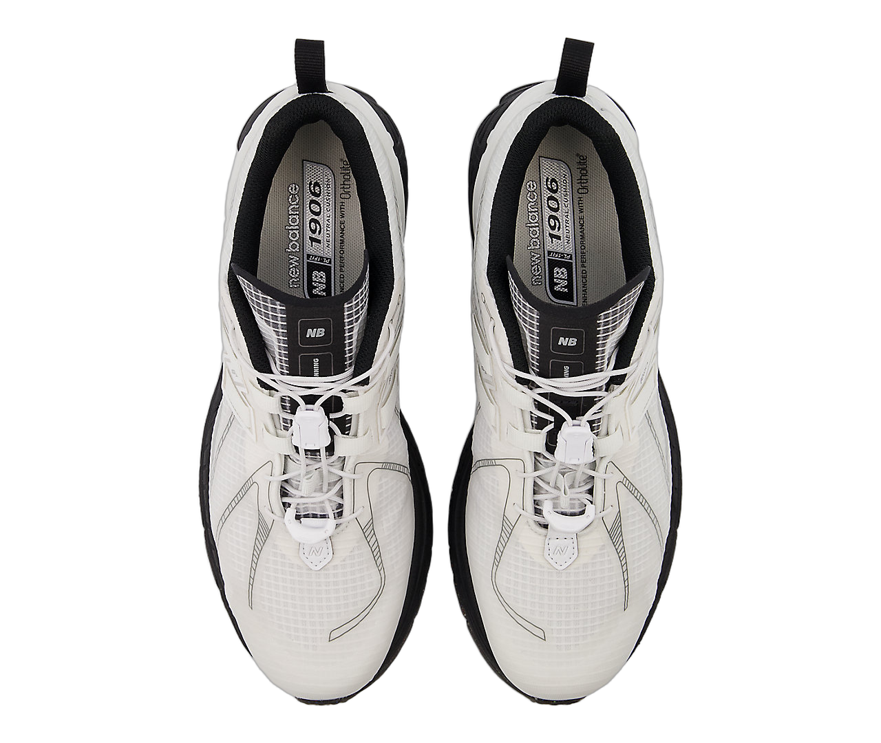 New Balance 1906R No Sew Pack White Black, White/Black (U1906RNA)