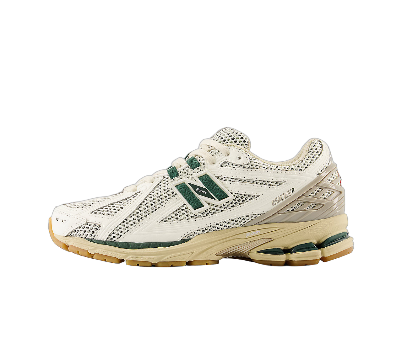 New Balance 1906R White Green Cream - Sneak
