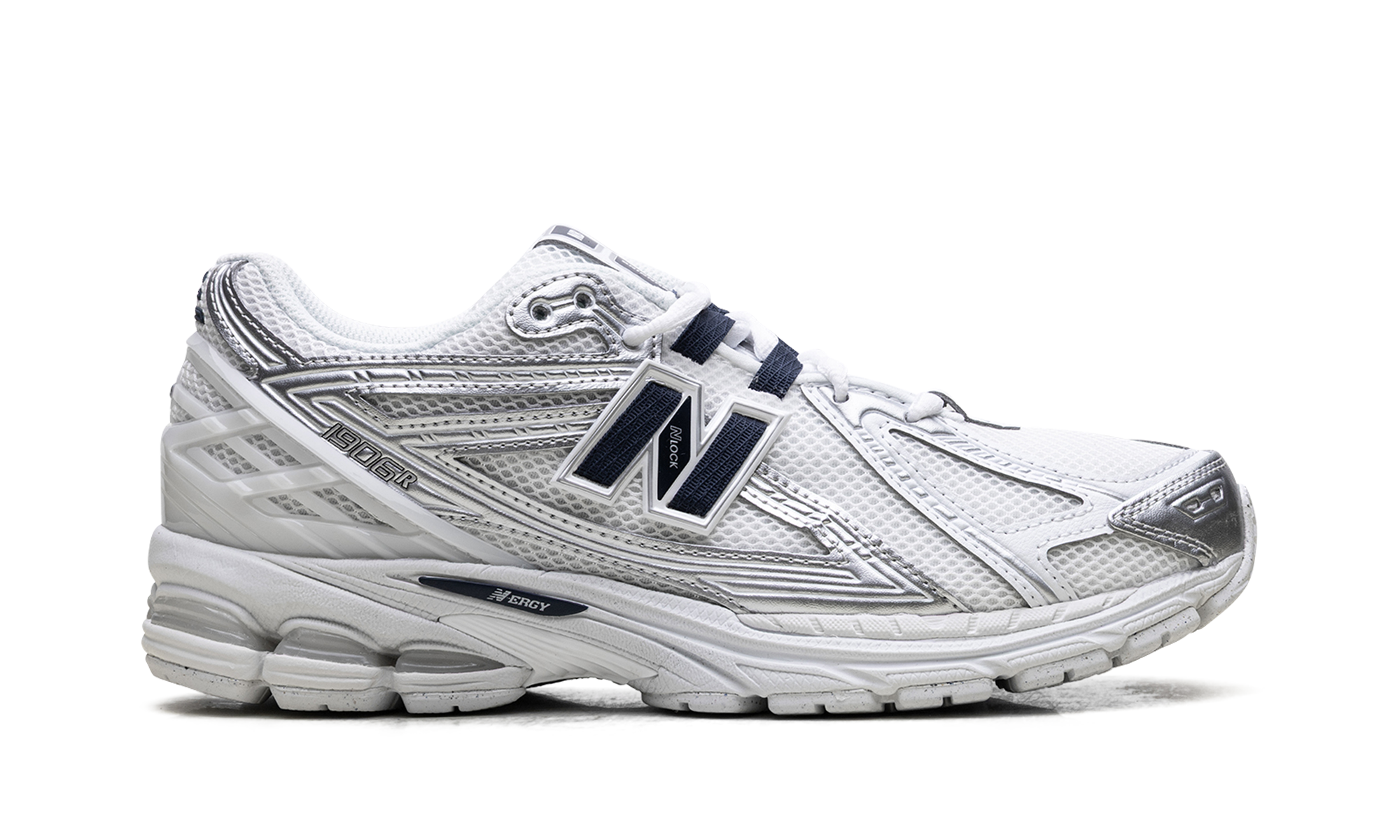 New Balance 1906R White Navy Silver Metallic